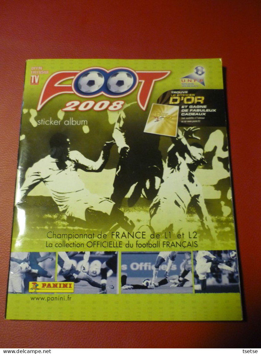 Album Panini - Foot 2008 / Championnat De France - Edición Francesa