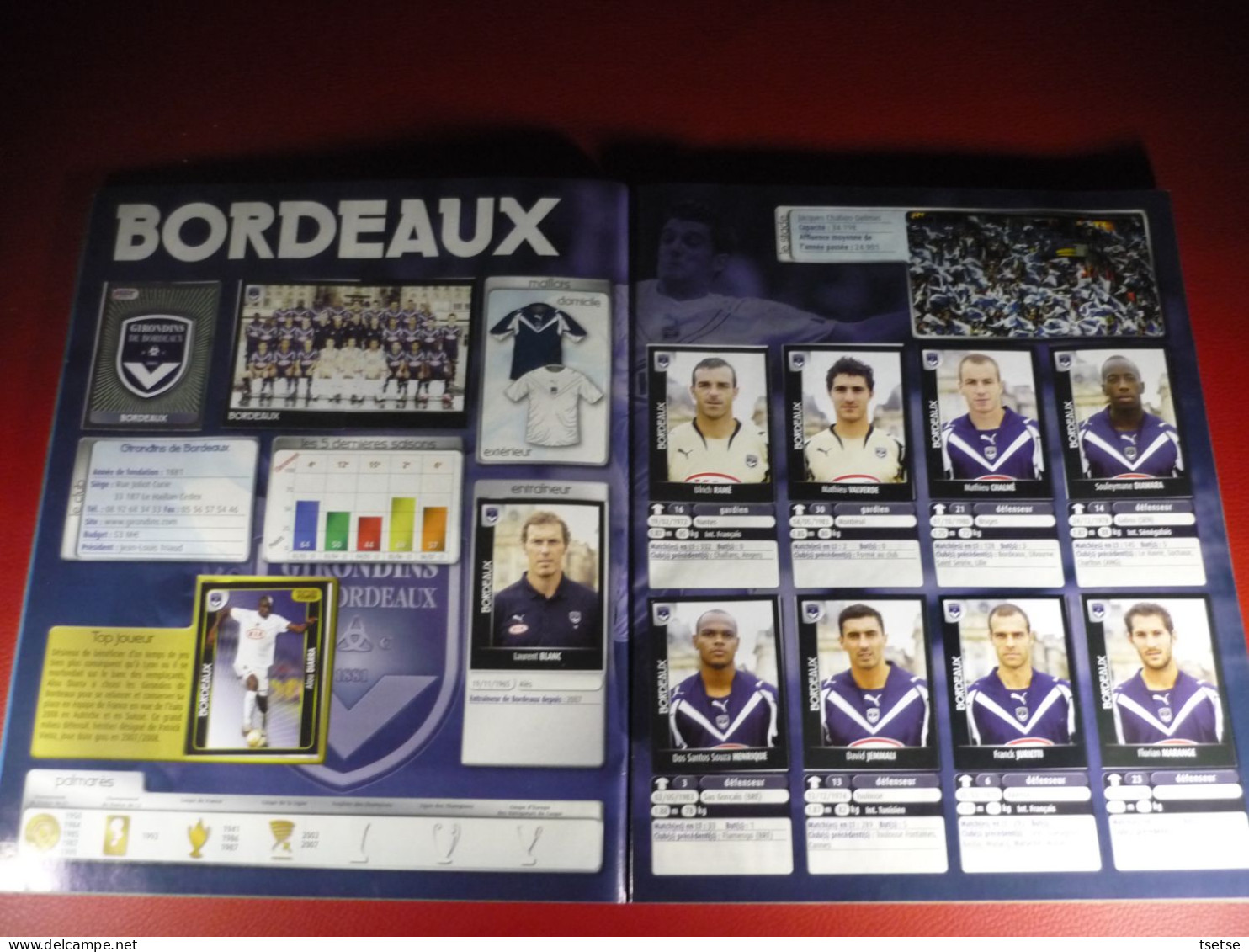 Album Panini - Foot 2008 / Championnat De France - Edición Francesa