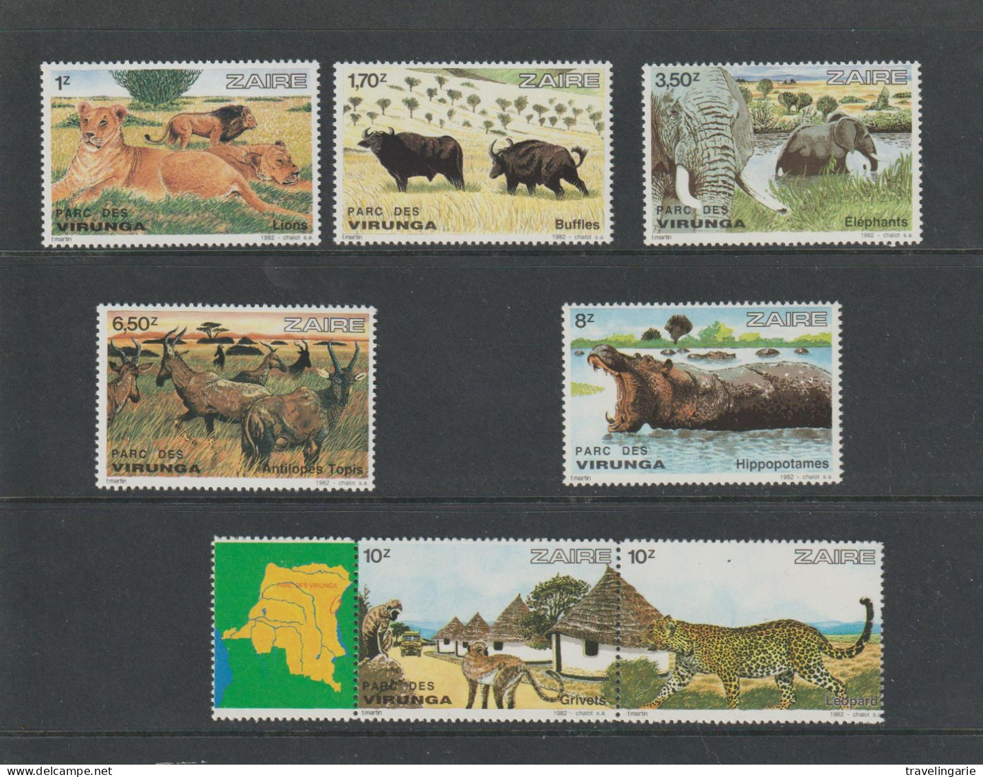 ZaIre 1982 Virunga National Parc ** MNH - Neufs