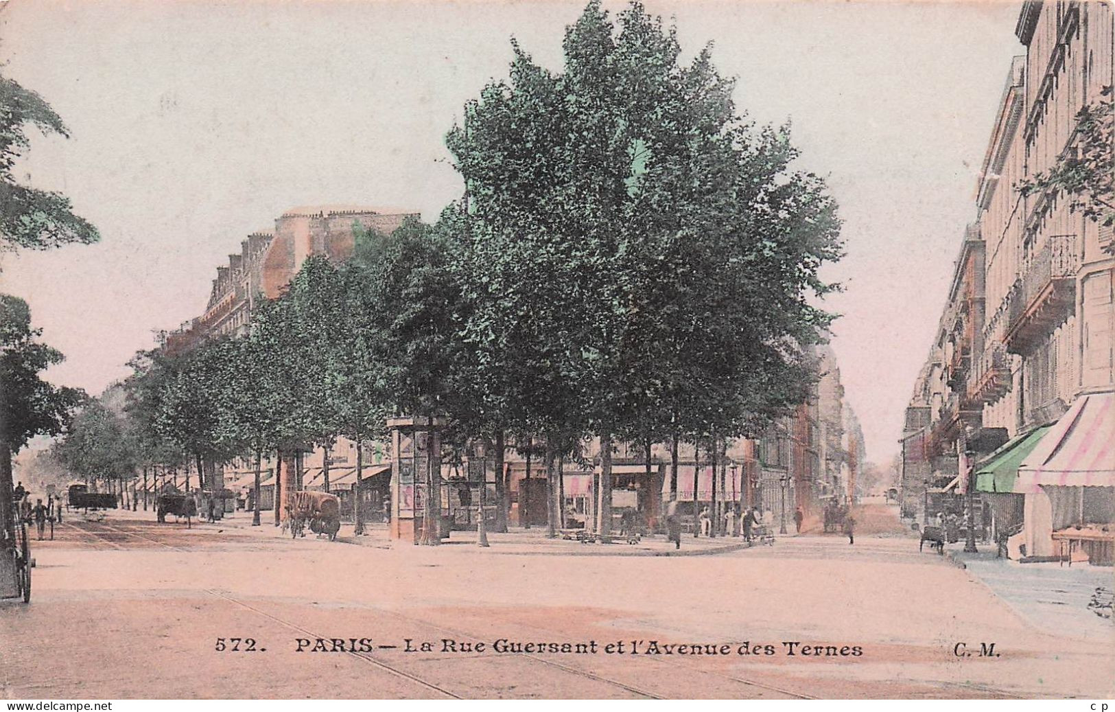 Paris -  Rue Guersant Et L'Avenue Des Ternes   - CPA °J - Arrondissement: 17