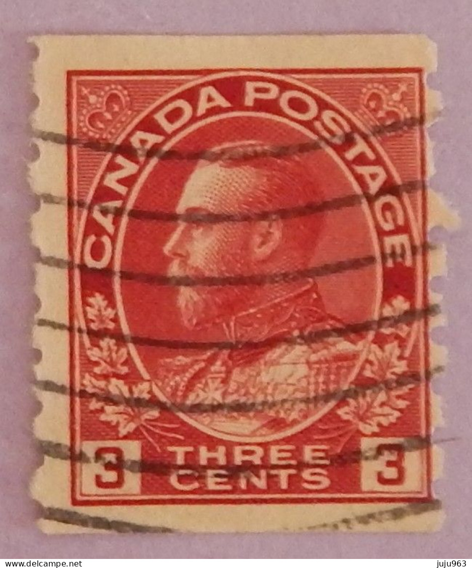 CANADA YT 111bB  OBLITÉRÉ "GEORGE V" ANNÉES 1918/1925 - Used Stamps