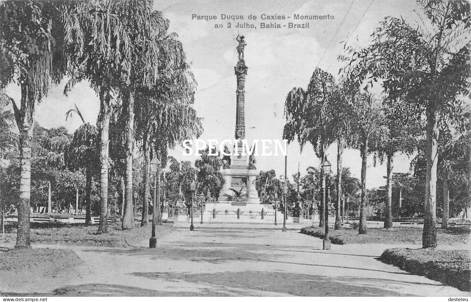 Parque Duque De Caxias Monumento Ao 2 Julho - Bahia - Brasil - Salvador De Bahia