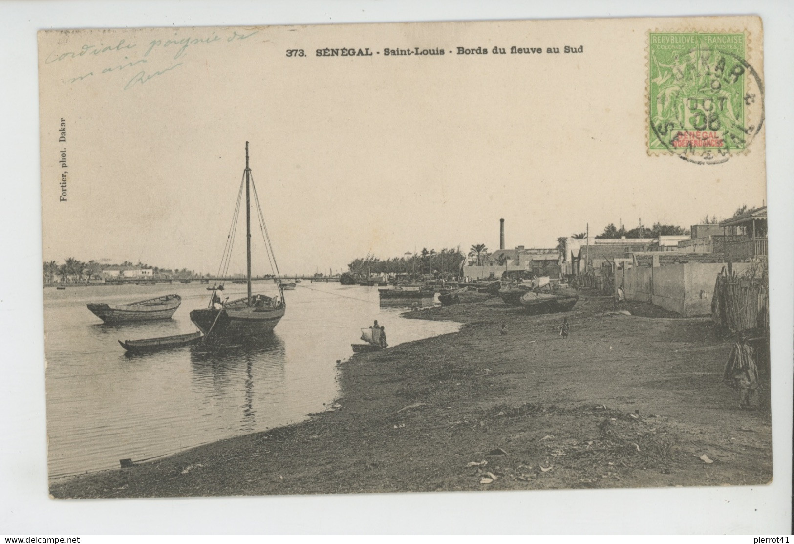 AFRIQUE - SÉNÉGAL - SAINT LOUIS - Bords Du Fleuve Au Sud - Senegal