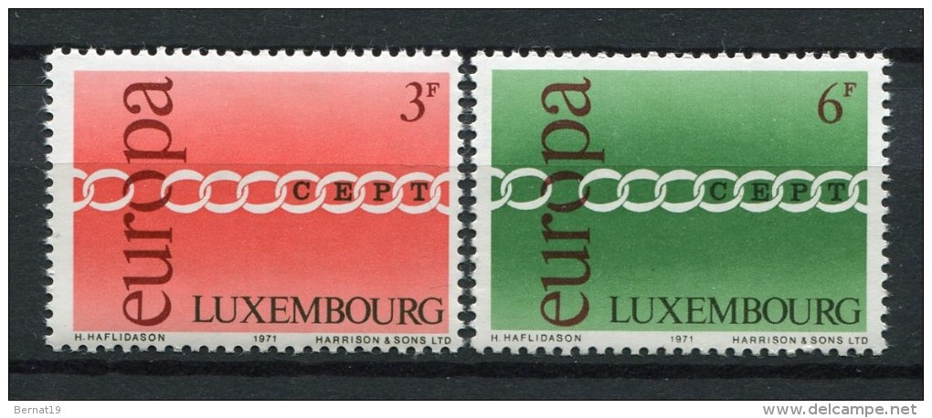 Luxemburg 1971. Yvert 774-75 ** MNH. - Ongebruikt