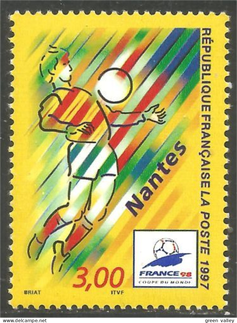 360 France Yv 3076 Coupe Monde Football Soccer Nantes MNH ** Neuf SC (3076-1) - 1998 – Frankreich