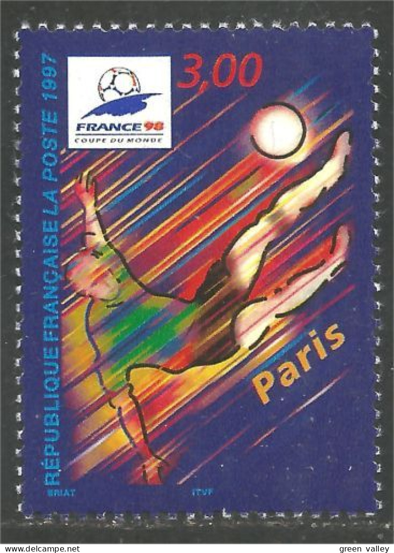 360 France Yv 3077 Coupe Monde Football Soccer Paris MNH ** Neuf SC (3077-1) - 1998 – Frankrijk