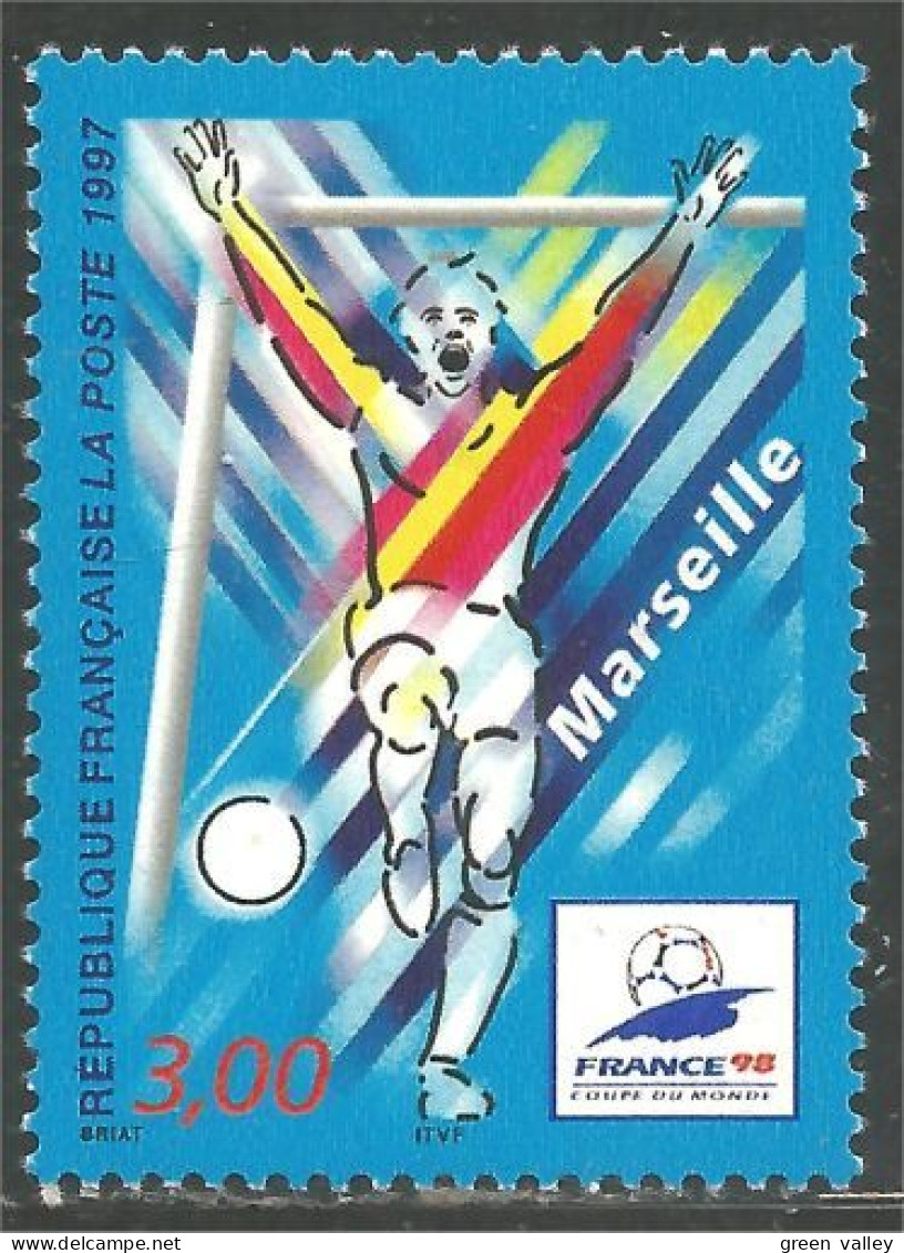 360 France Yv 3075 Coupe Monde Football Soccer Marseille MNH ** Neuf SC (3075-1) - 1998 – France