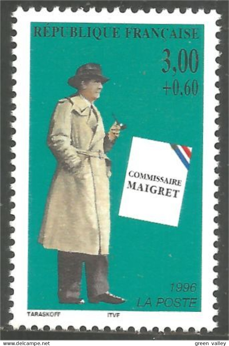 360 France Yv 3029 Héros Maigret Police MNH ** Neuf SC (3029-1) - Politie En Rijkswacht