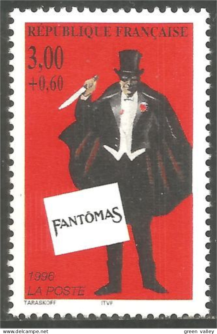 360 France Yv 3028 Héros Fantomas Police MNH ** Neuf SC (3028-1) - Polizei - Gendarmerie