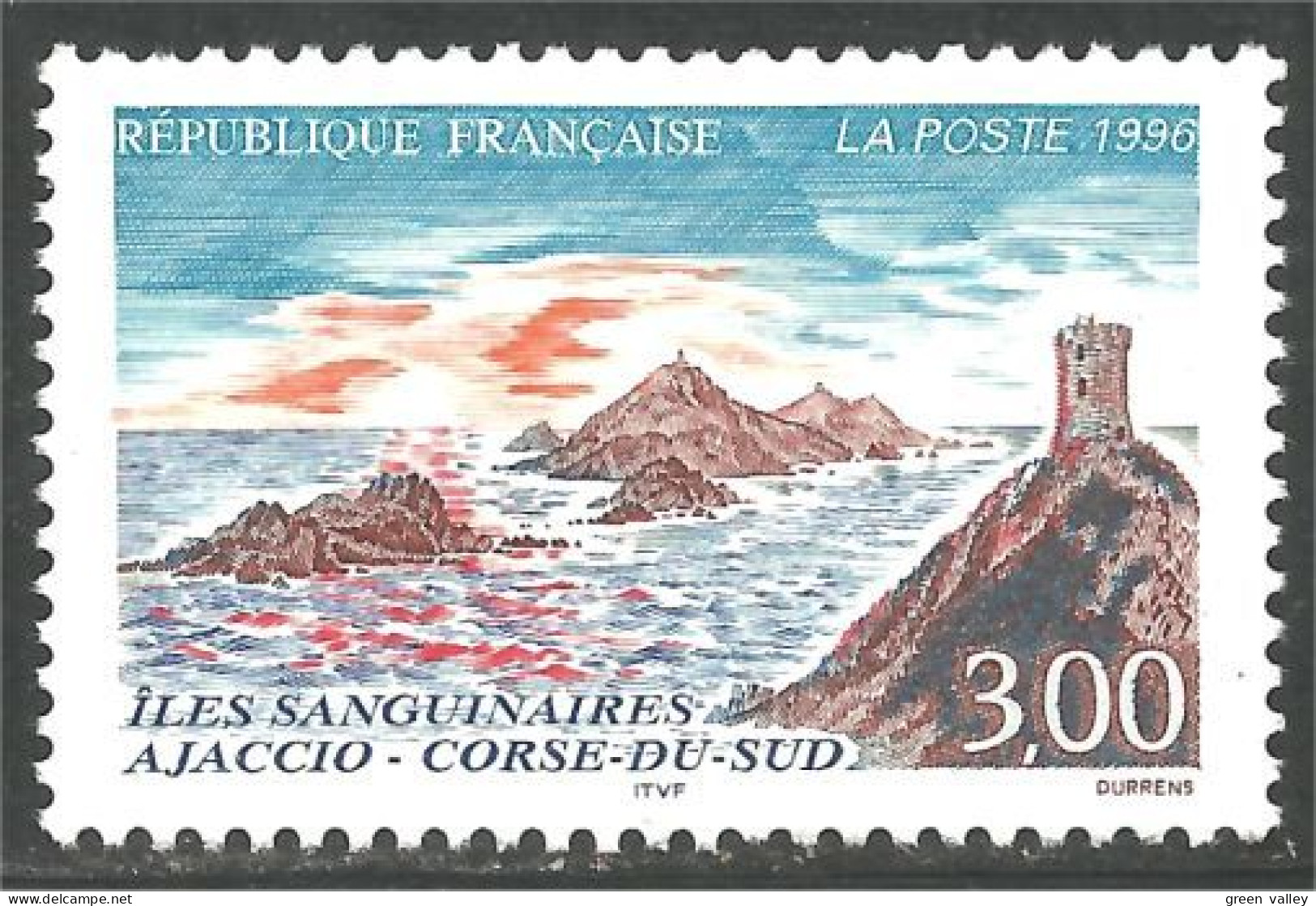 360 France Yv 3019 Iles Sanguinaires Ajaccio MNH ** Neuf SC (3019-1) - Iles