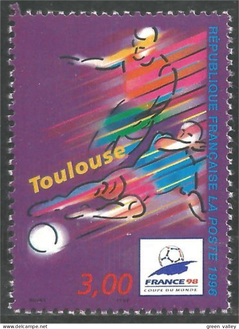 360 France Yv 3013 Coupe Monde Football Soccer Toulouse MNH ** Neuf SC (3013-1) - 1998 – Francia