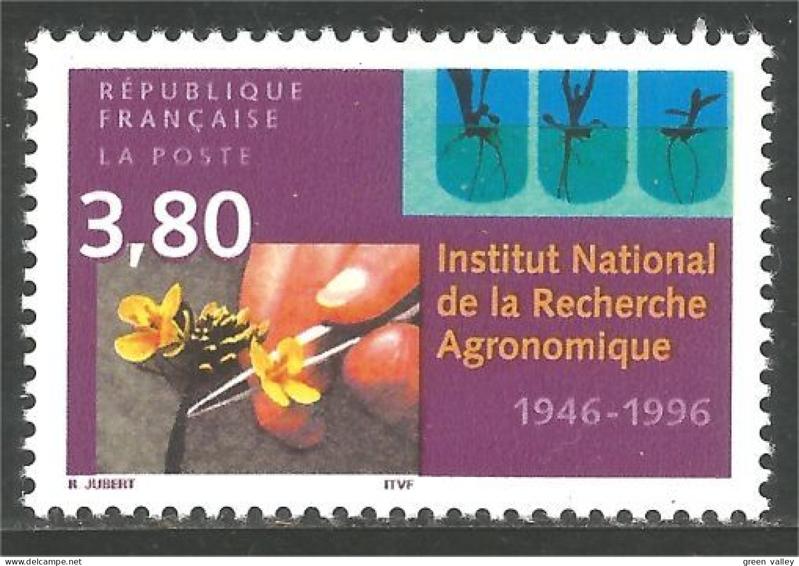 360 France Yv 3001 Recherche Agronomique Agriculture MNH ** Neuf SC (3001-1b) - Levensmiddelen