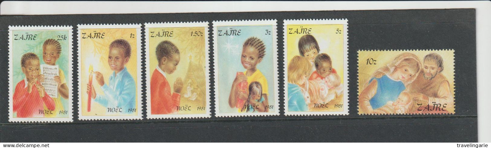 ZaIre 1981 Christmas (includes The Stamp From The S/S) MNH ** - Nuevos