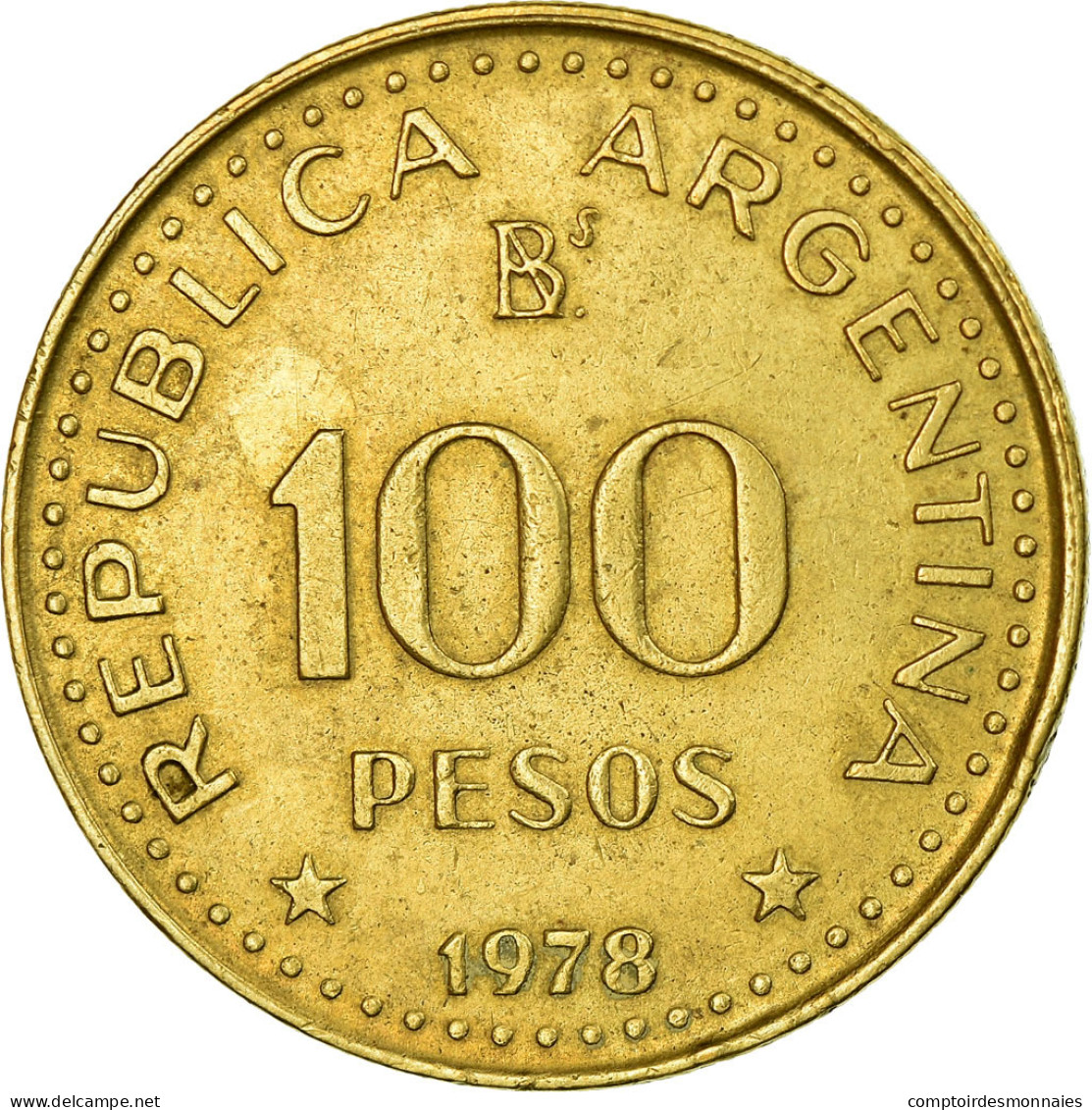 Monnaie, Argentine, 100 Pesos, 1978, TTB, Aluminum-Bronze, KM:82 - Argentine