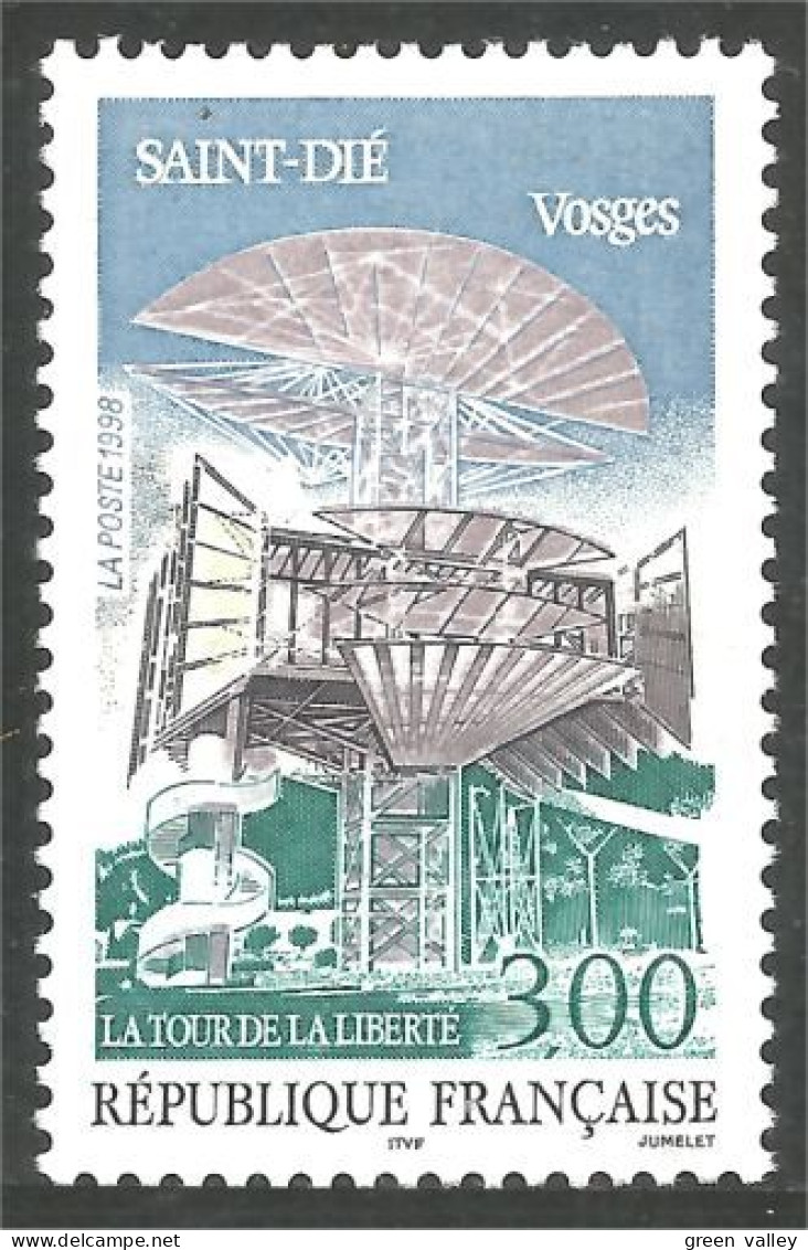 361 France Yv 3194 Tour Saint Dié Tower MNH ** Neuf SC (3194-1b) - Monumentos