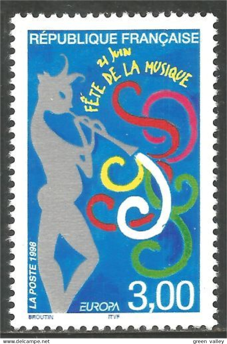 361 France Yv 3166 Festival Musique Music Musik MNH ** Neuf SC (3166-1) - Neufs