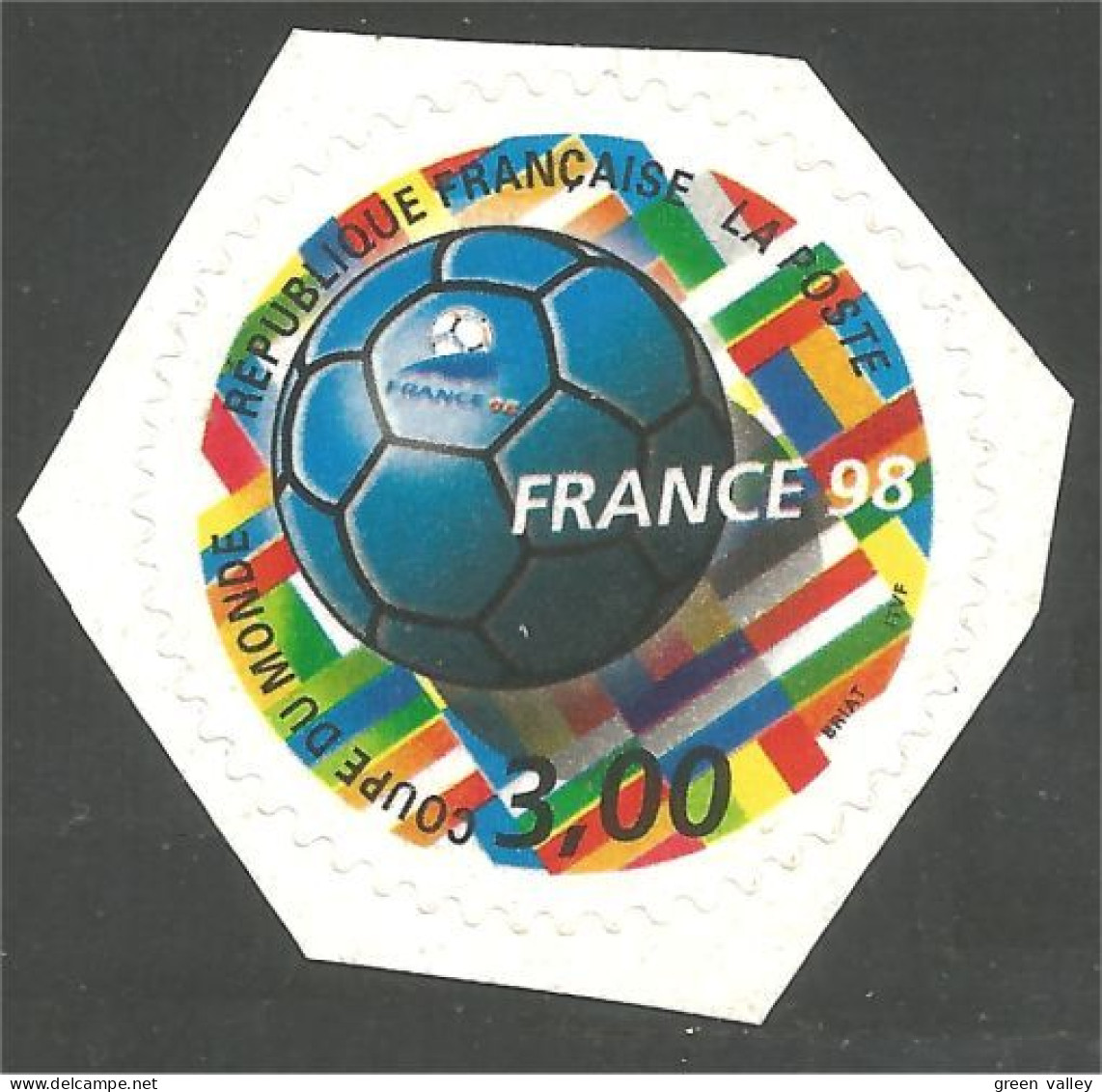 361 France Yv 3140 Coupe Monde Football Soccer Ball Ballon Carnet Booklet MNH ** Neuf SC (3140-1) - 1998 – France