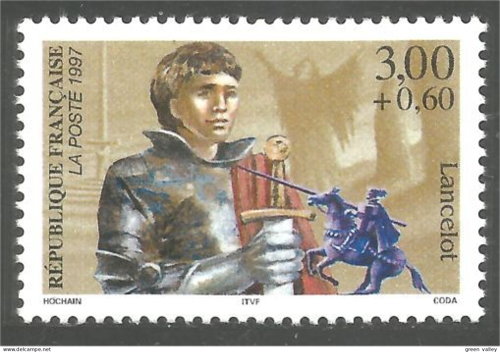 361 France Yv 3115 Chevalier Lancelot Knight MNH ** Neuf SC (3115-1) - Neufs