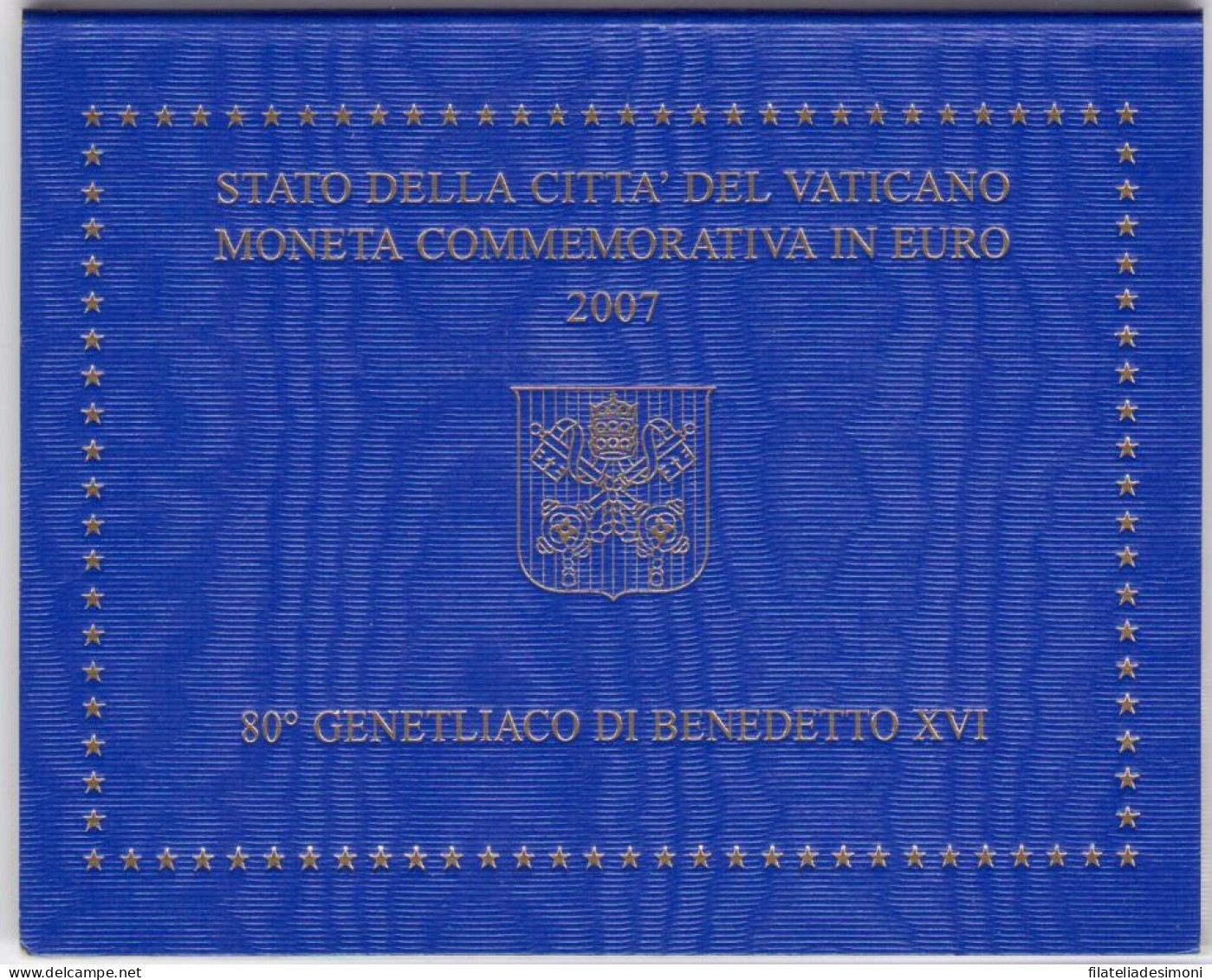 2007 Città Del Vaticano - 80 Genetliaco Di Benedetto XVI, 2 Euro In Folder - FDC - Sonstige & Ohne Zuordnung