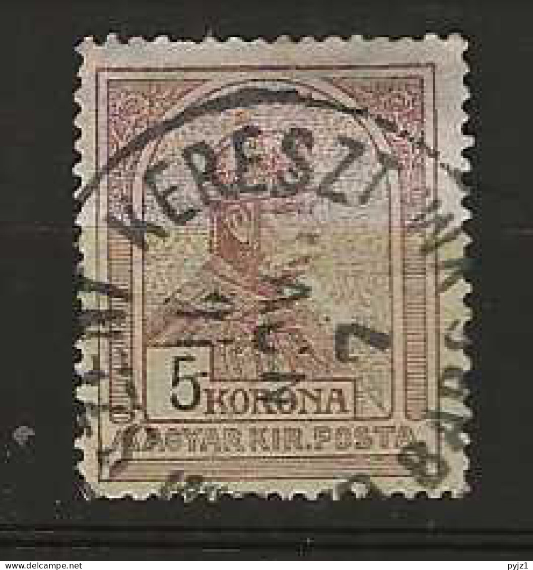 1913 USED Hungary Mi 126X - Gebruikt