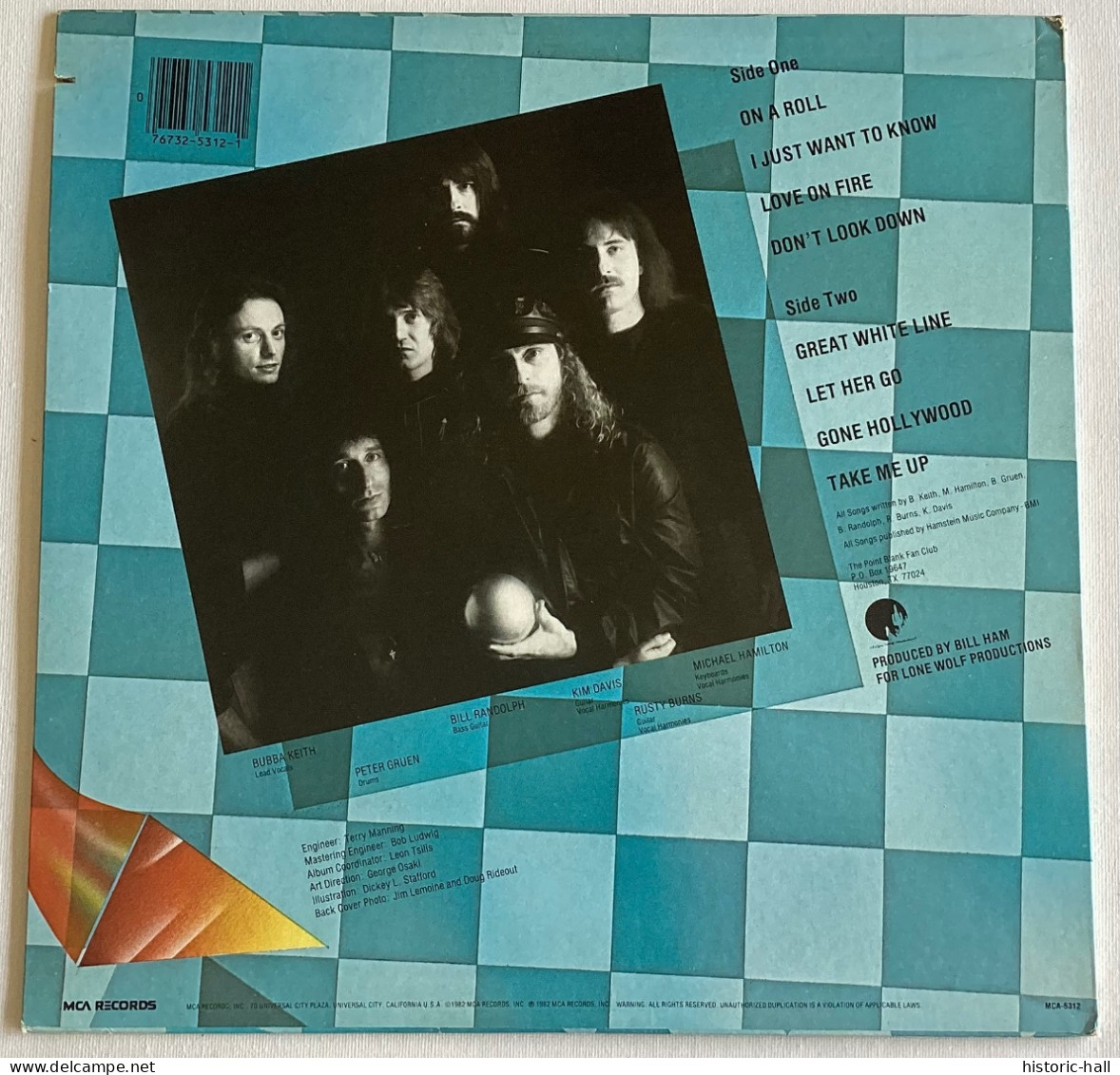 POINT BLANK - On A Roll - LP - 1982 - US  Press - Rock