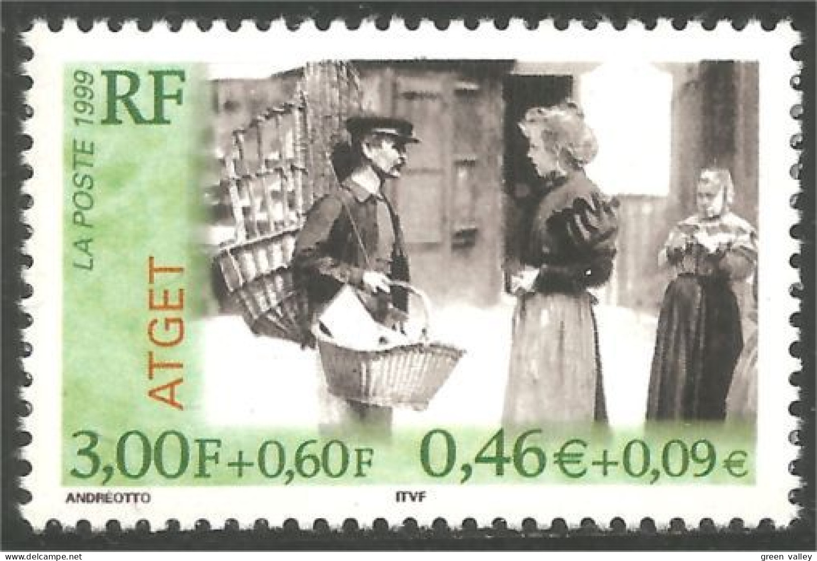 362 France Yv 3266 Photographe Photographer Atget MNH ** Neuf SC (3266-1) - Neufs