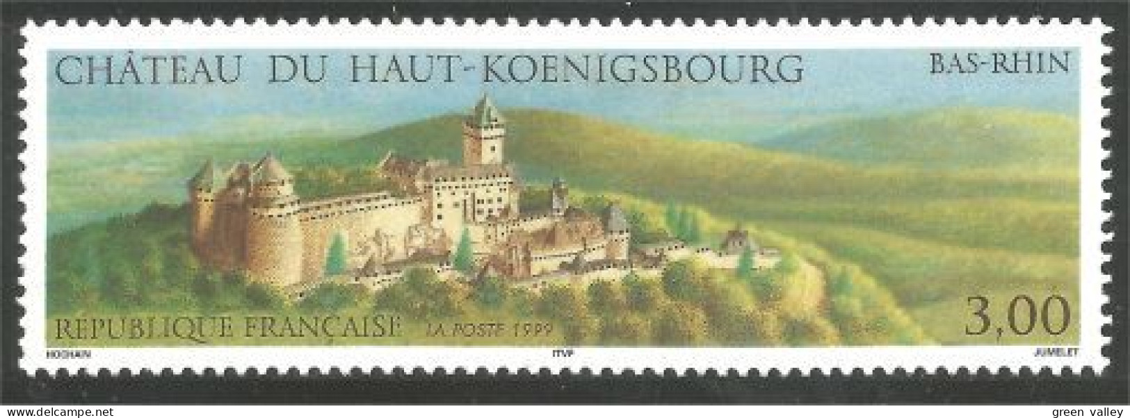 362 France Yv 3245 Chateau Haut Koenigsbourg Castle Schloss MNH ** Neuf SC (3245-1b) - Castles
