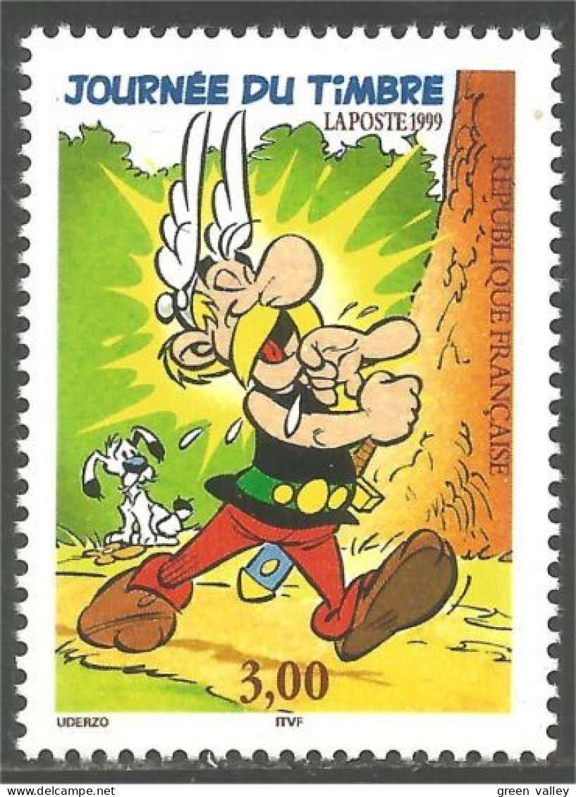 362 France Yv 3225 Astérix Comic Chien Dog Hund Perro Cane MNH ** Neuf SC (3225-1b) - Honden