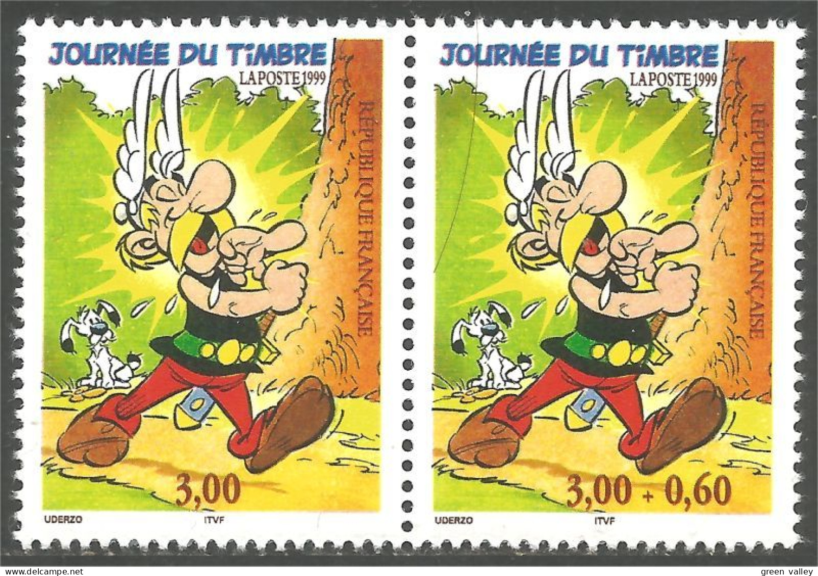 362 France Yv 3226A Astérix Comic Chien Dog Hund Perro Cane MNH ** Neuf SC (3226A-1) - Unused Stamps