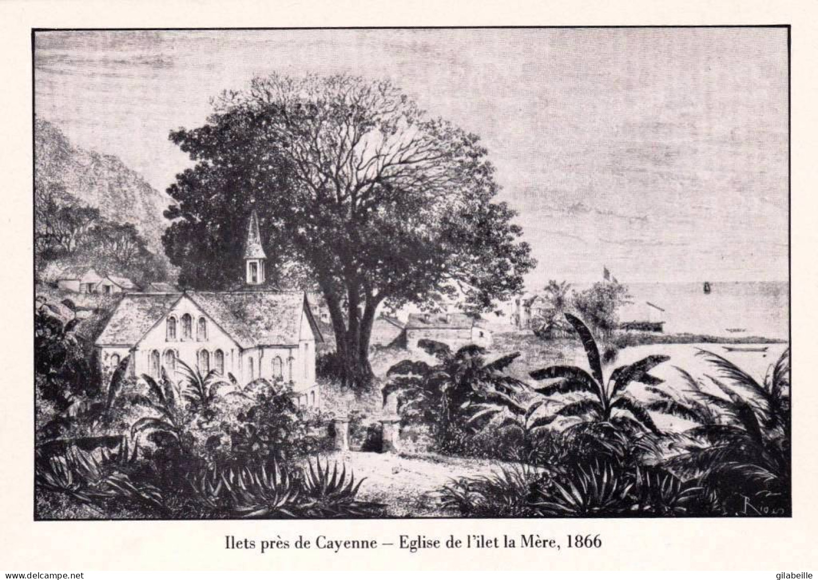 Guyane Francaise  - CAYENNE -  église De L Ilet La Mere -  1866 - Illustrateur - Cayenne