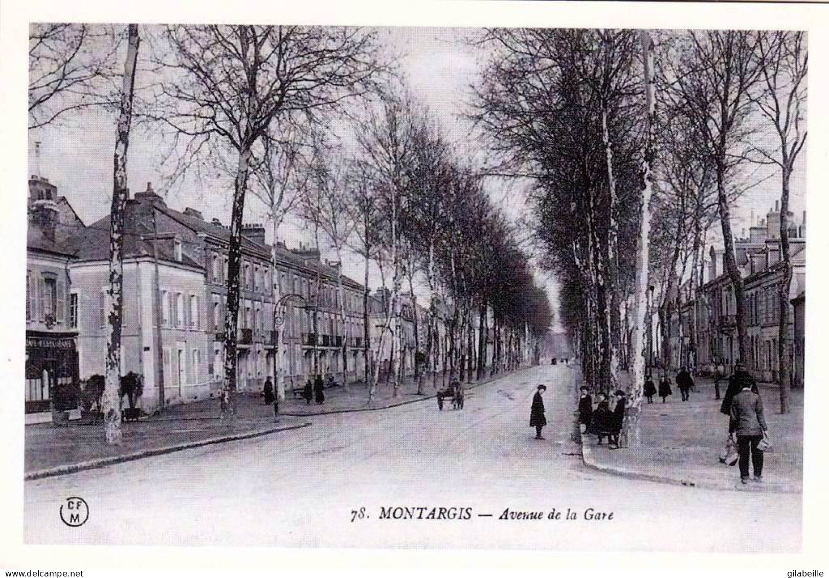 Publicité - ERA IMMOBILIERE -  Reproduction Ce Carte Postale Montargis - Publicidad