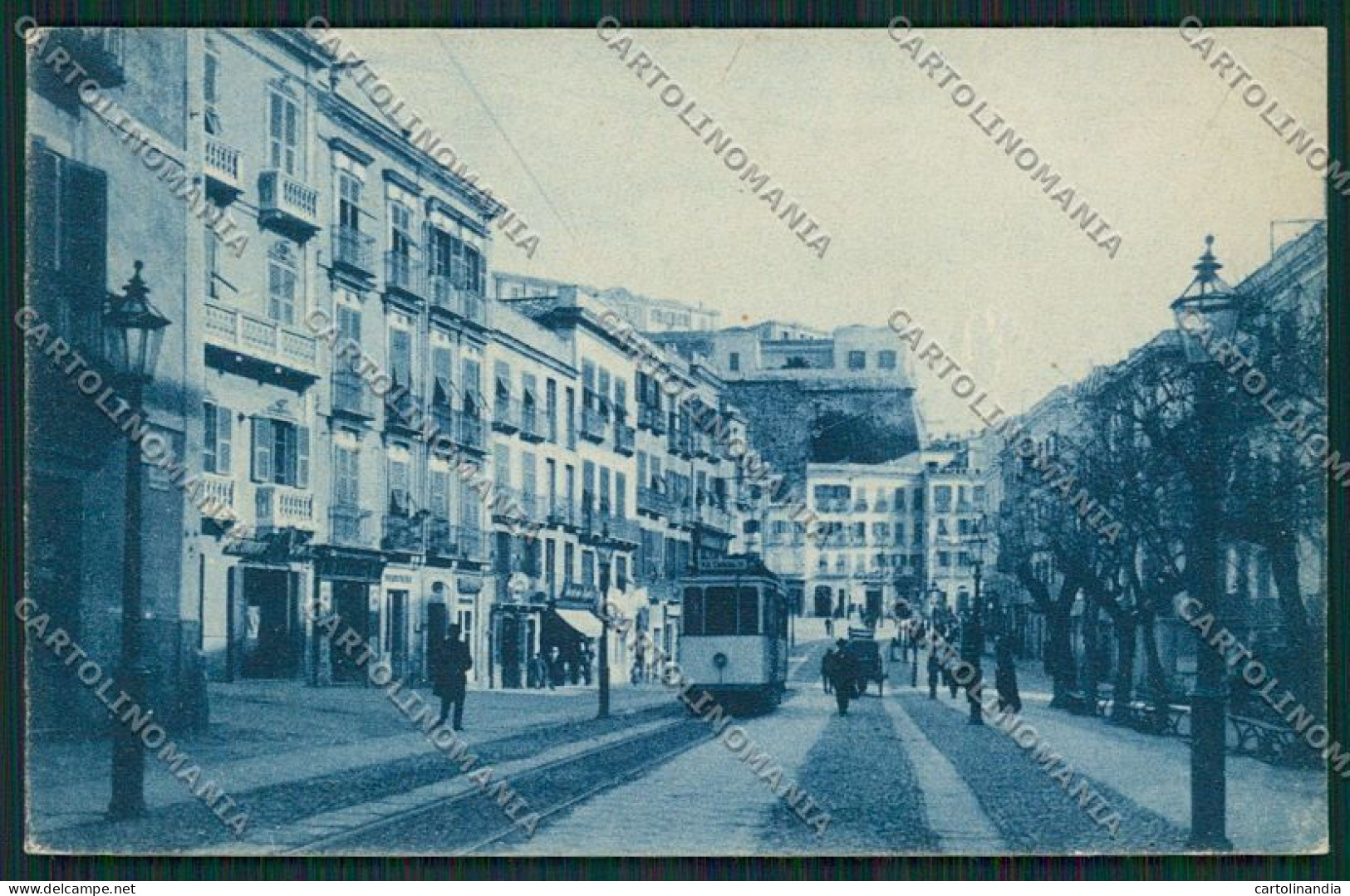 Cagliari Città Tram Cartolina EE5512 - Cagliari