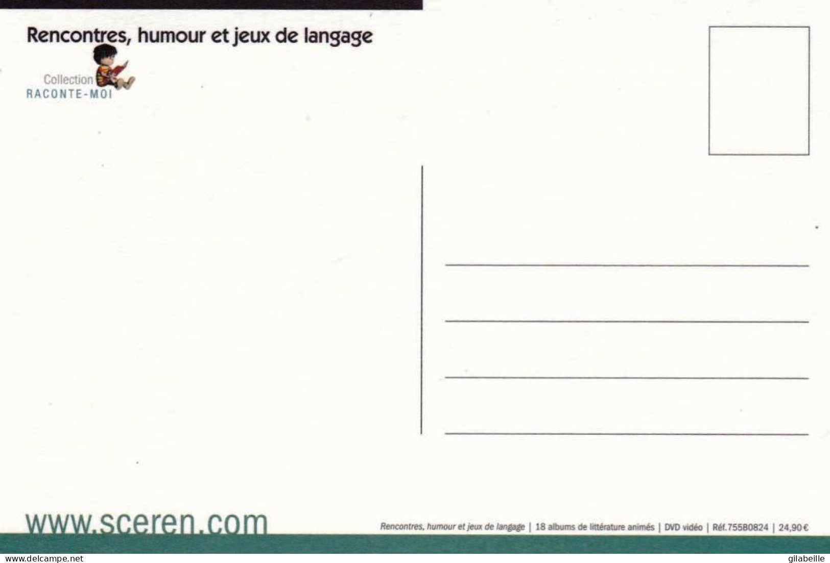 Publicité  - SCEREN - Rencontres, Humour Et Jeux De Langage  - Centre National De Documentation Pédagogique, - Pubblicitari