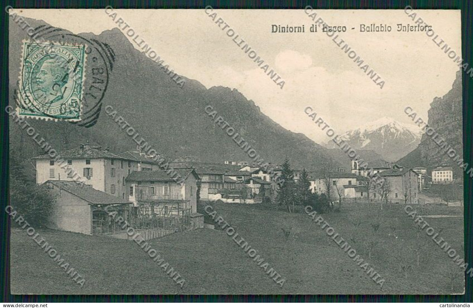 Lecco Ballabio Inferiore Cartolina EE5558 - Lecco