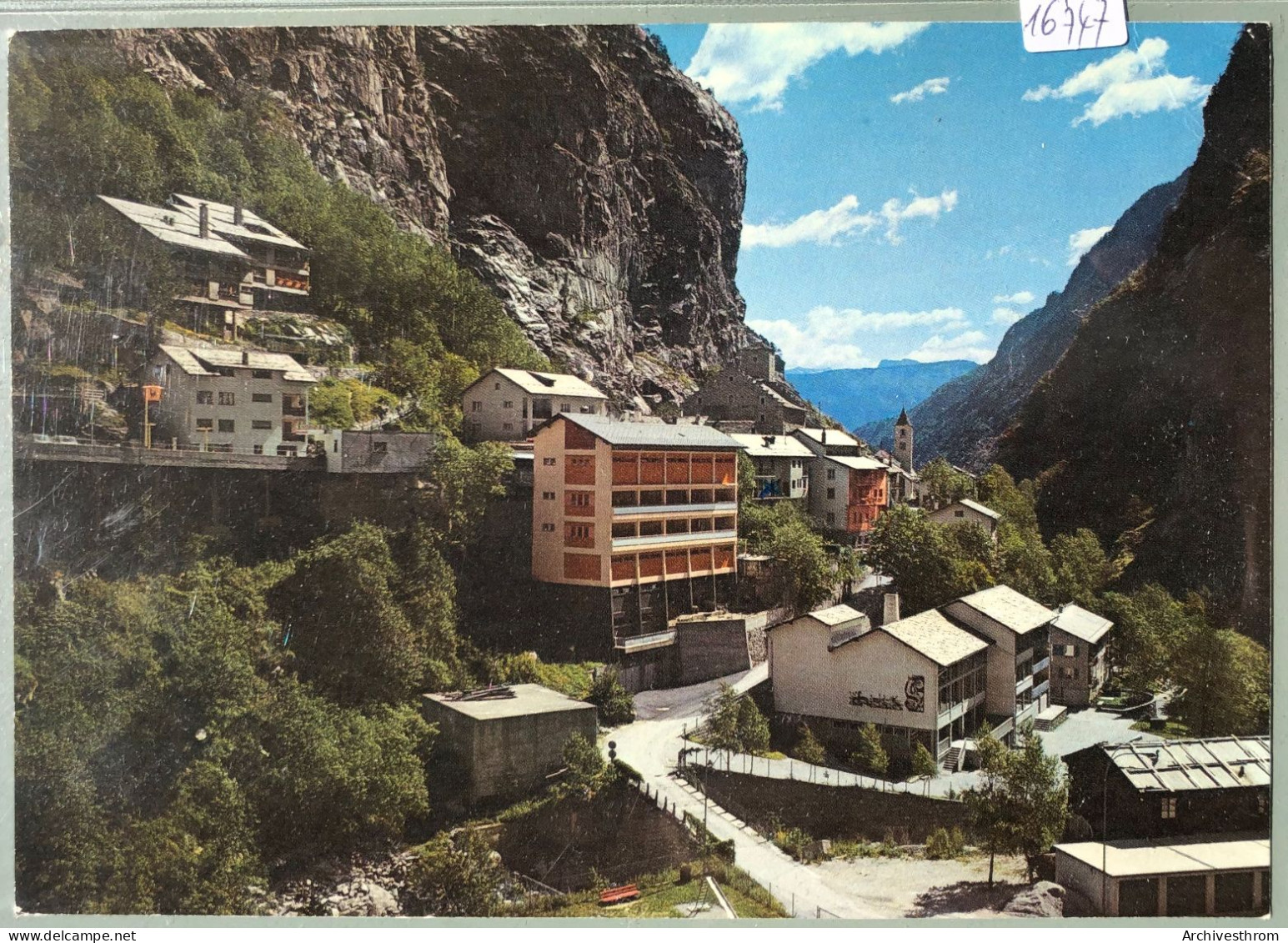 Gondo (Wallis) An Der Simplonstrasse (16'747) - Simplon