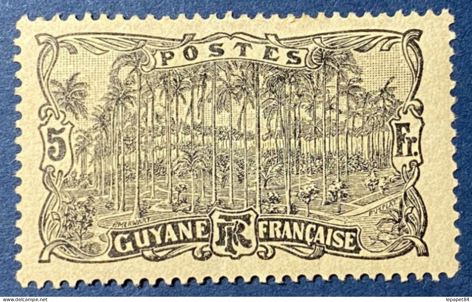 Guyane YT N° 65 Signé RP - Unused Stamps