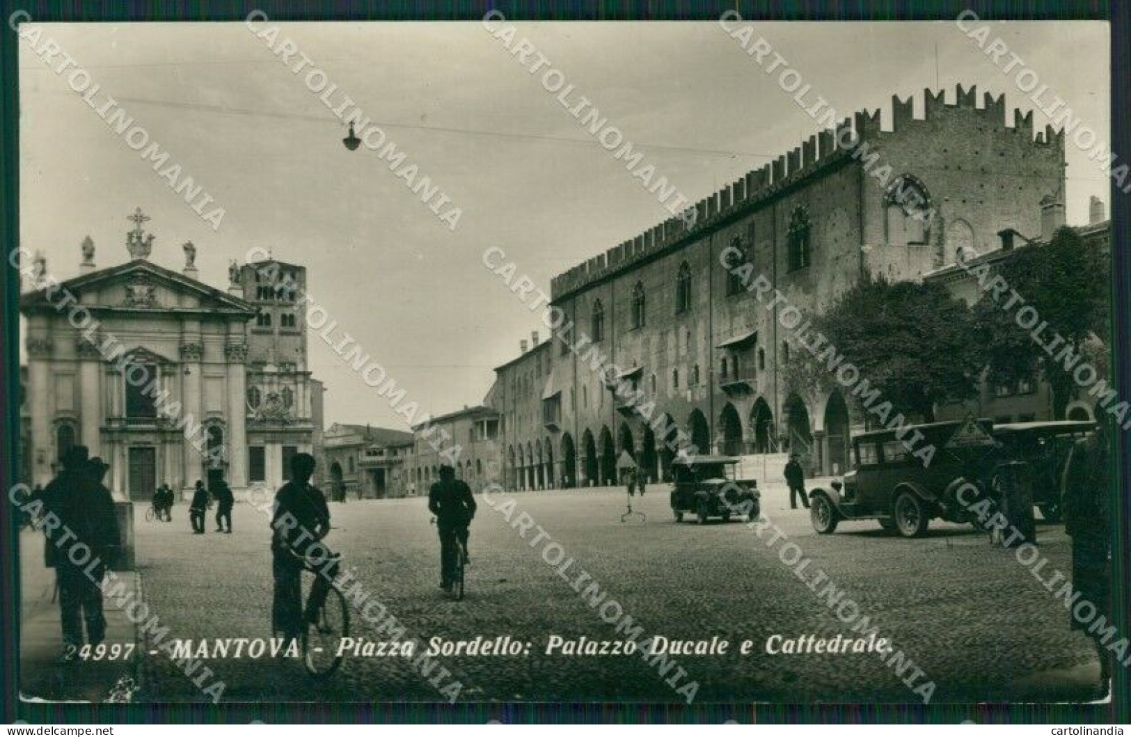 Mantova Città Palazzo Ducale Auto Foto Cartolina KV5840 - Mantova