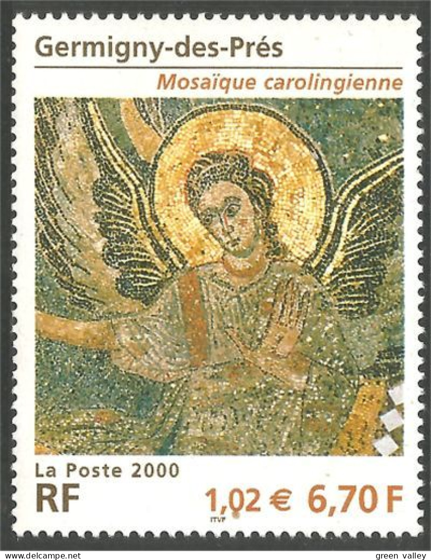 363 France Yv 3358 Mosaique Mosaic Germiny Des Prés MNH ** Neuf SC (3358-1e) - Autres & Non Classés