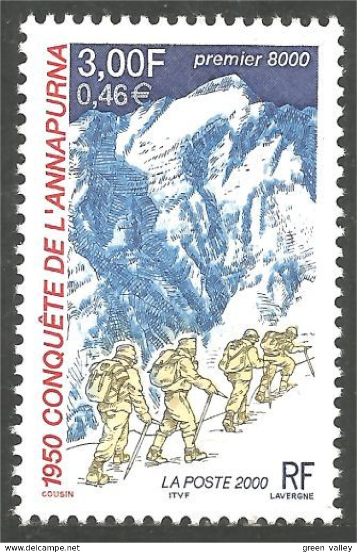 363 France Yv 3331 Alpiniste Cordée Montagne Mountain MNH ** Neuf SC (3331-1b) - Arrampicata