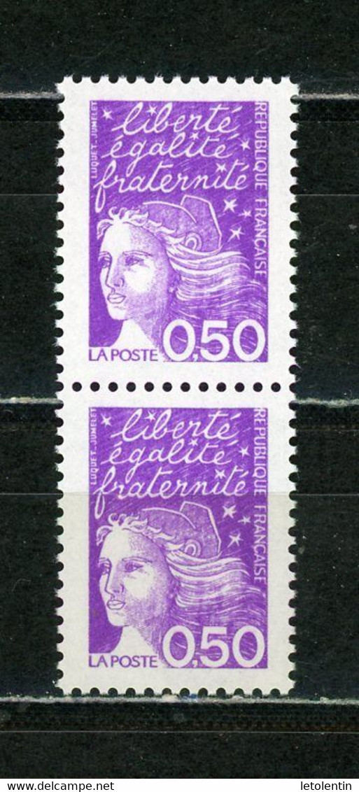 M. De LUQUET 0,50 VIOLET N°Yt 3088b ** ESSUYAGE DÉFECTUEUX - Nuovi