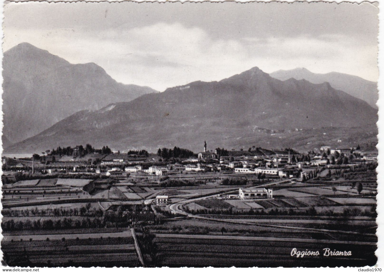 OGGIONO BRIANZA - (LECCO) CARTOLINA  - VIAGGIATA PER TRENTO - 1957 - Lecco