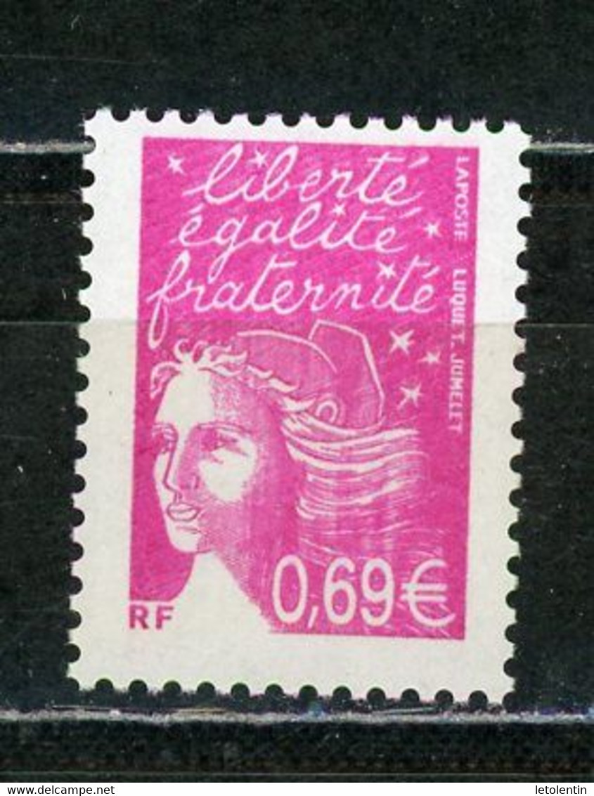 M. De LUQUET 0,69€ ROSE N°Yt 3454**  ESSUYAGE DÉFECTUEUX - Unused Stamps