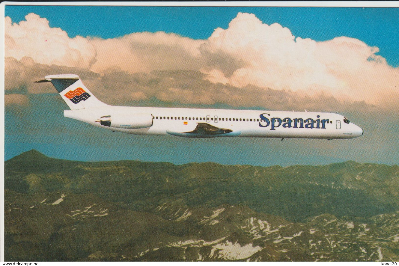 Vintage Pc Spanair MD-83 Aircraft - 1946-....: Era Moderna