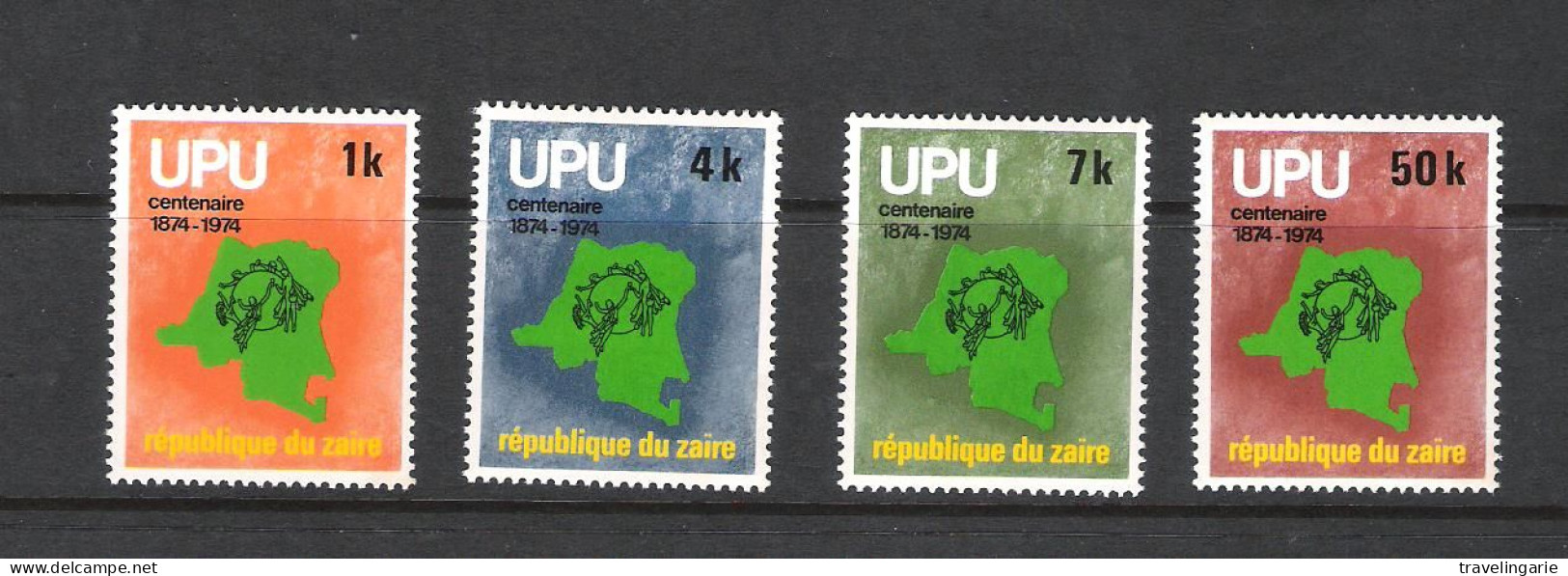 Zaire 1976 UPU Universal Postal Union Centenary MNH ** - Ongebruikt