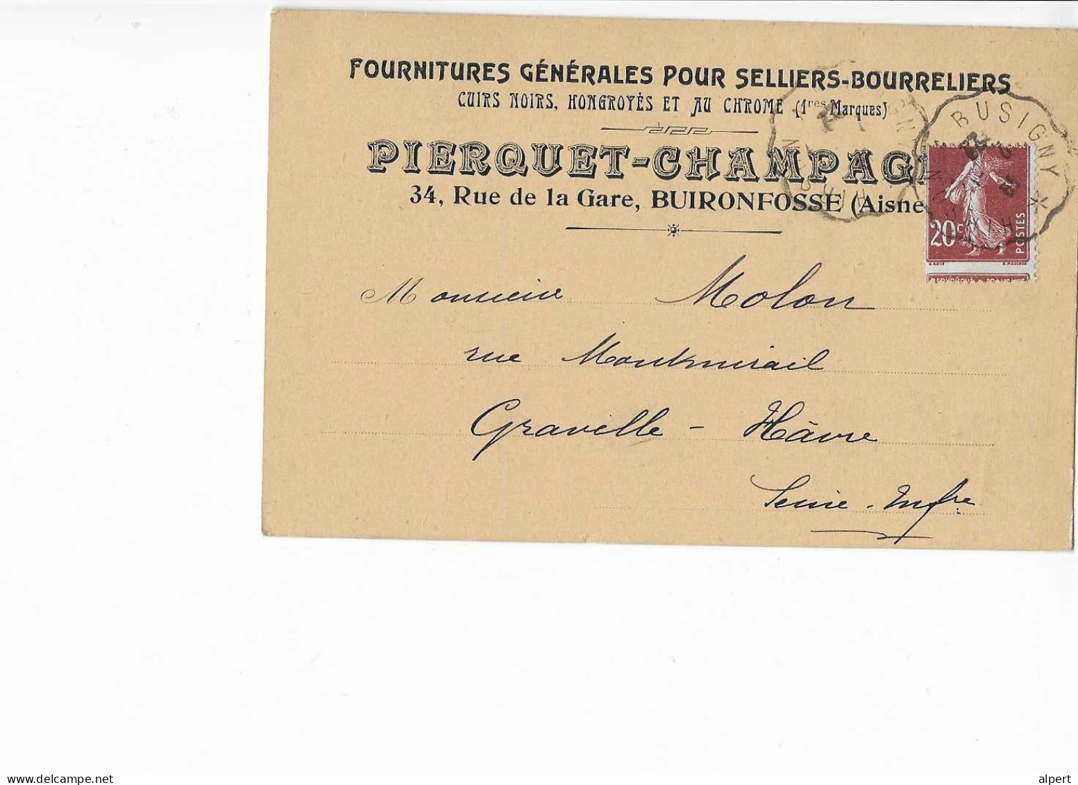 139 B Piquage à Cheval Sur Document Publicitaire - Lettres & Documents