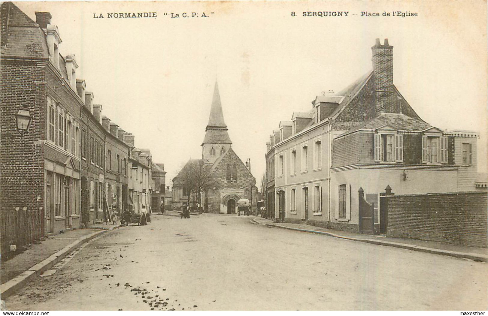 SERQUIGNY Place De L'église - Serquigny