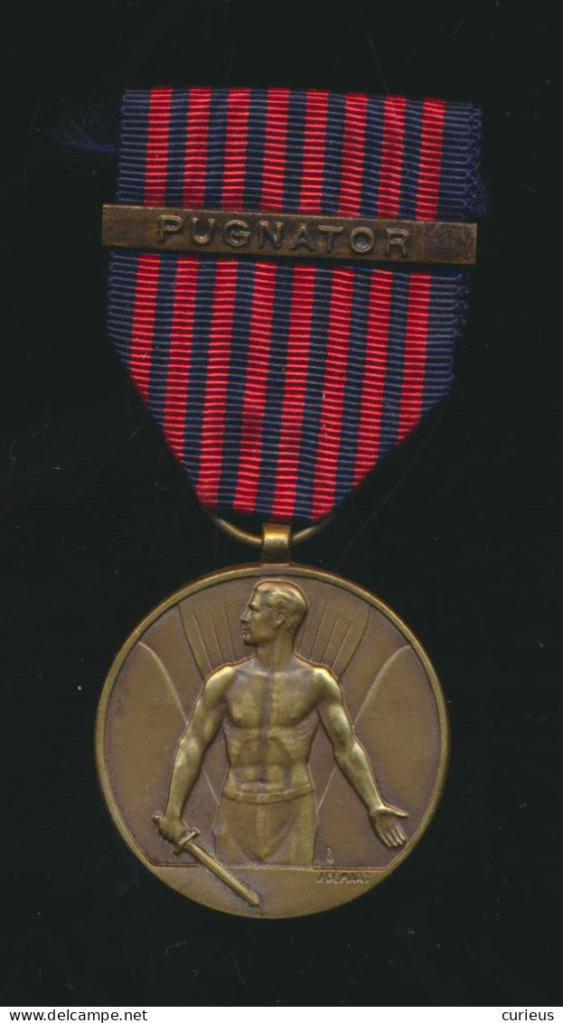 MEDAILLE * OORLOGSVRIJWILLIGER * PUGNATOR * OFF. * VOLONTAIRE GUERRE * 1939-1945 * BELGIE * BELGIQUE - Belgio