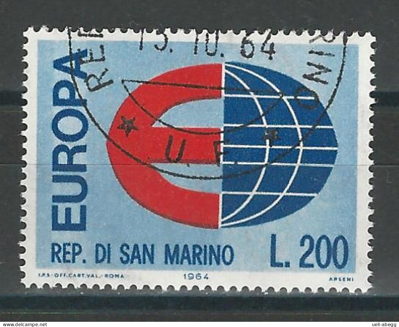 San Marino Mi 826 O - Usati