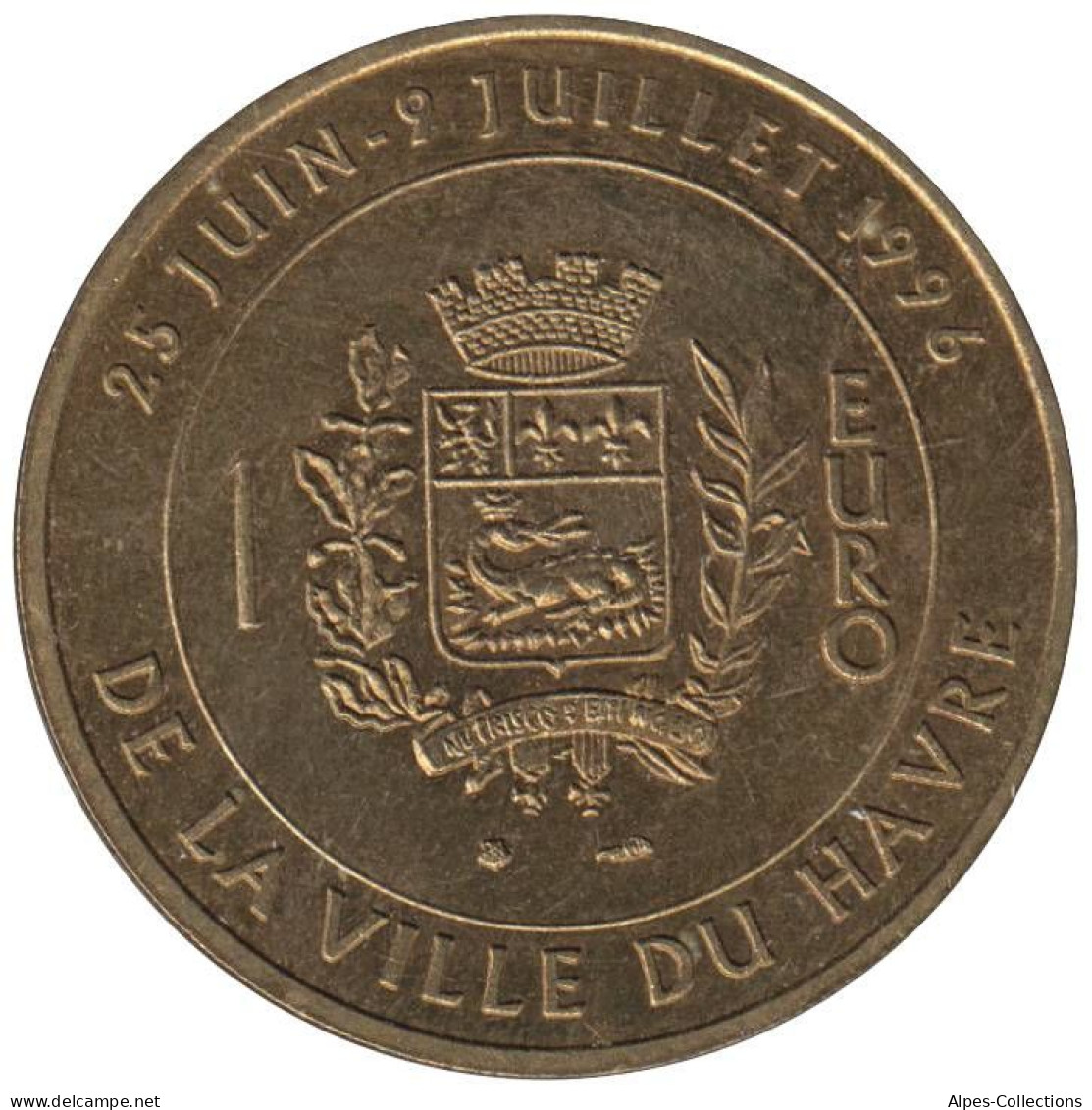 LE HAVRE - EU0010.2 - 1 EURO DES VILLES - Réf: T176 - 1996 - Euro Der Städte