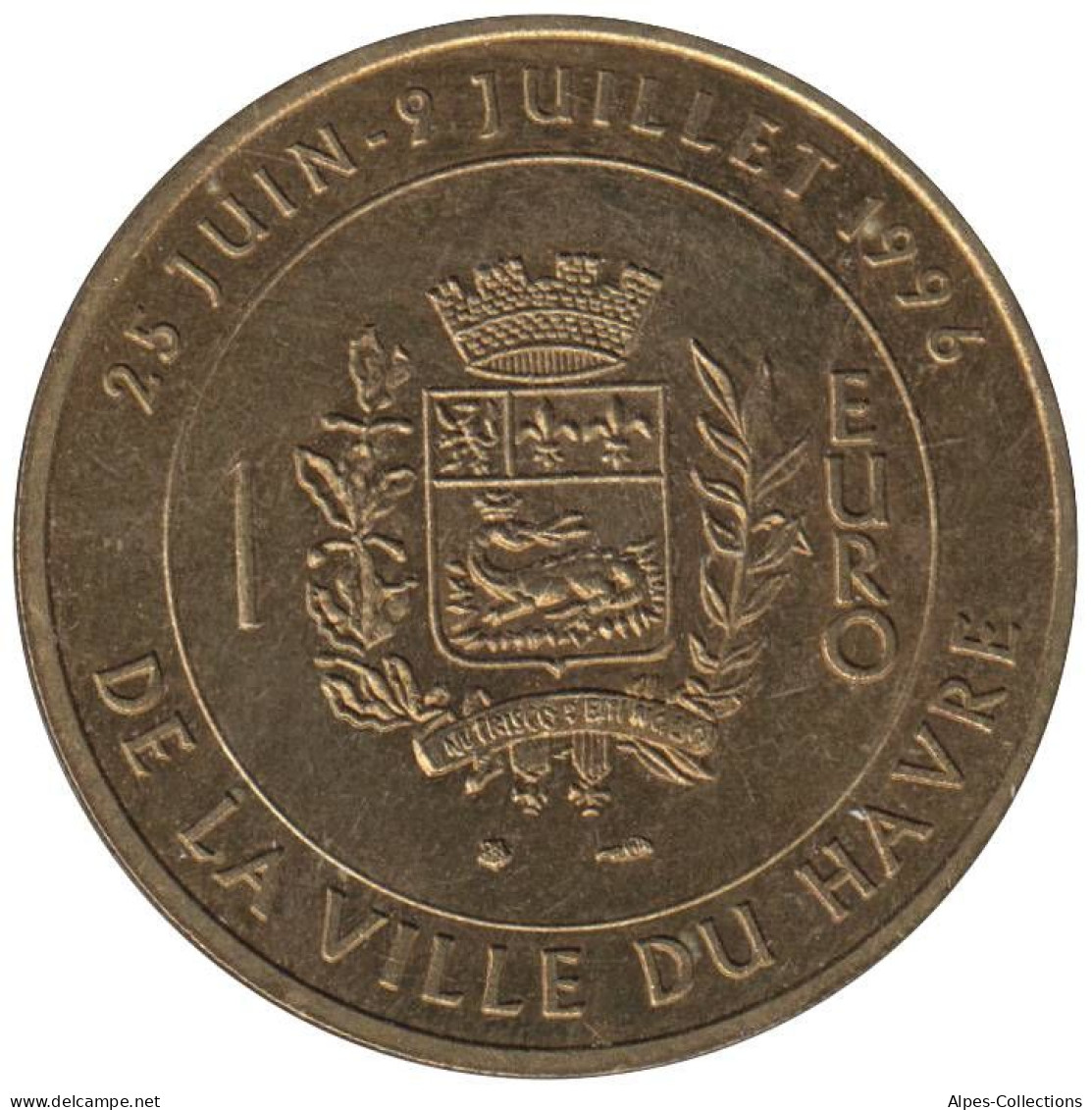 LE HAVRE - EU0010.2 - 1 EURO DES VILLES - Réf: T176 - 1996 - Euros De Las Ciudades